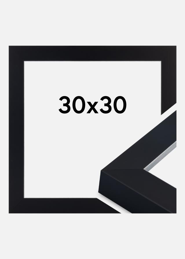 Rama Sussex Szkło akrylowe Czarny/Srebrny 30x30 cm