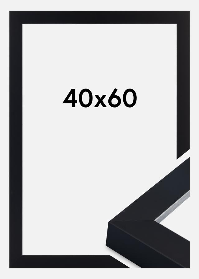 Rama Sussex Szkło akrylowe Czarny/Srebrny 40x60 cm