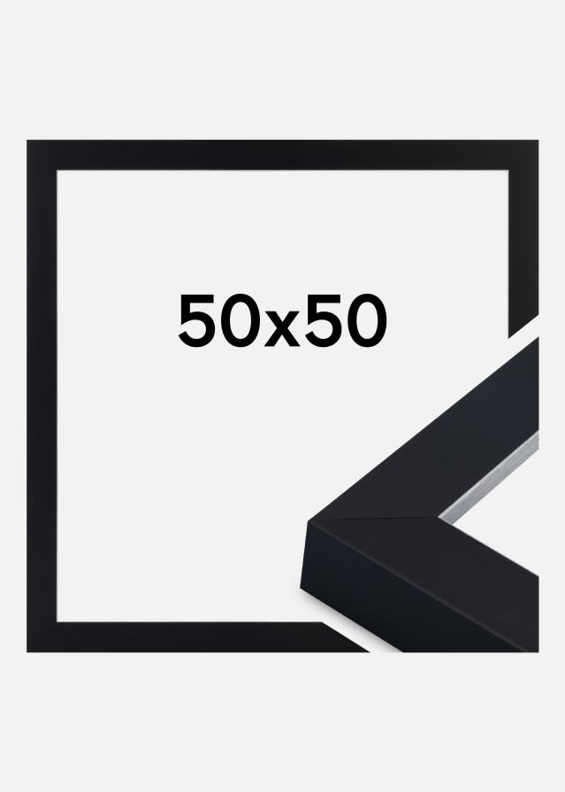 Rama Sussex Szkło akrylowe Czarny/Srebrny 50x50 cm