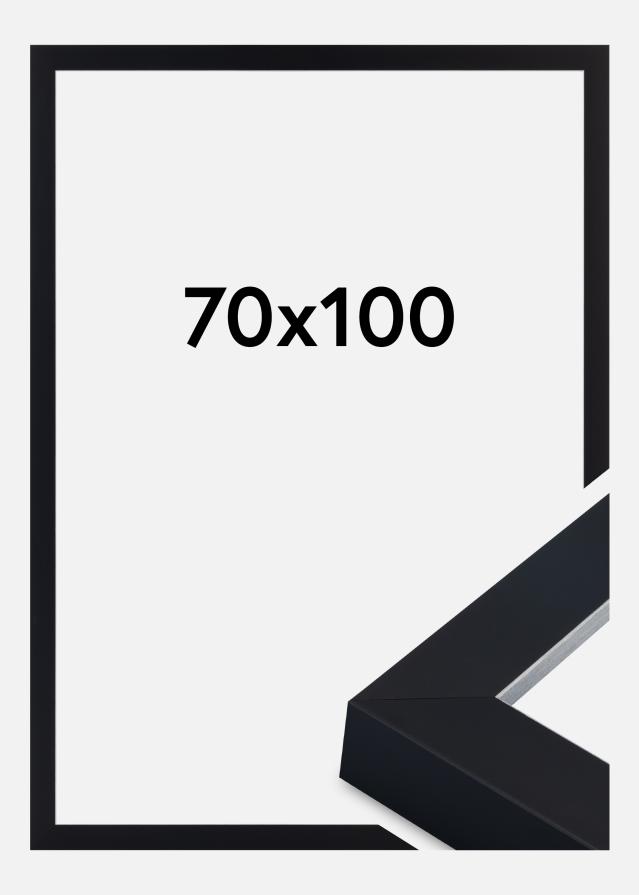 Rama Sussex Szkło akrylowe Czarny/Srebrny 70x100 cm