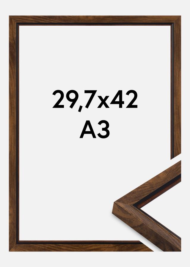 Rama Obsidian Szkło akrylowe Orzech 29,7x42 cm (A3)