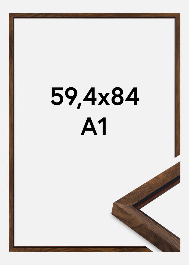 Rama Obsidian Szkło akrylowe Orzech 59,4x84 cm (A1)
