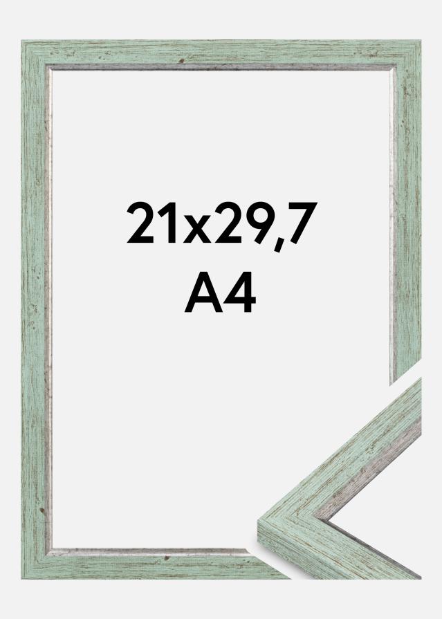Rama Whitby Szkło akrylowe Zielona 21x29,7 cm (A4)
