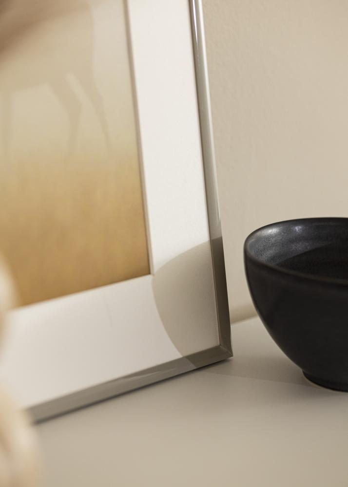 Ramka New Lifestyle ziemisty szary 15x20 cm - Passe-partout Biały 4x6 cali