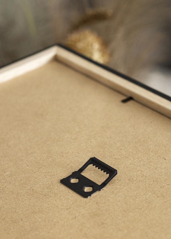 Ramka Stilren Czarny Dąb 70x100 cm - Passe-partout Biały 24x36 cali