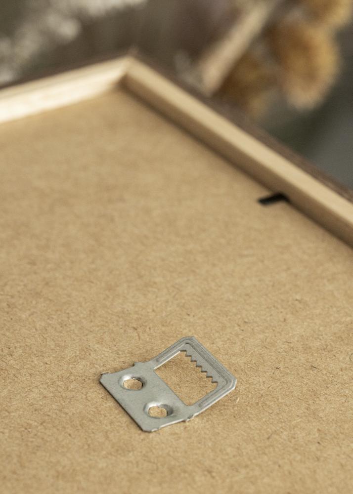 Ramka Stilren Zimny Brąz 50x70 cm - Passe-partout Biały 15x23 cale