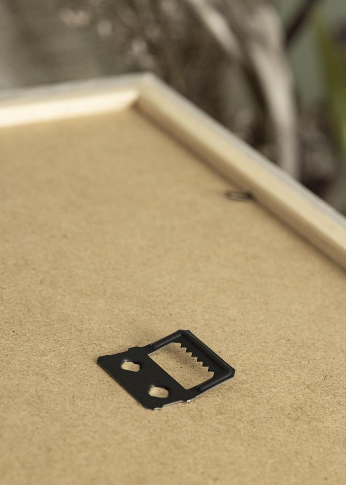 Ramka Stilren Jasnoszary Dąb 40x50 cm - Passe-partout Biała 12x15 cali