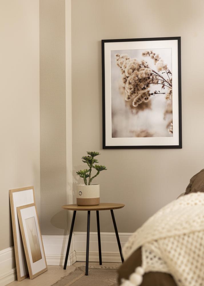 Ramka Stilren Czarna 65x65 cm - Passe-partout Biała 22x22 cale