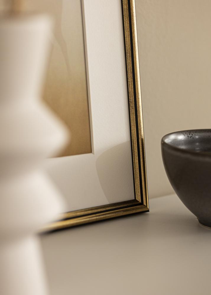 Rama Horndal Szkło akrylowe Złoty 7x10 cm