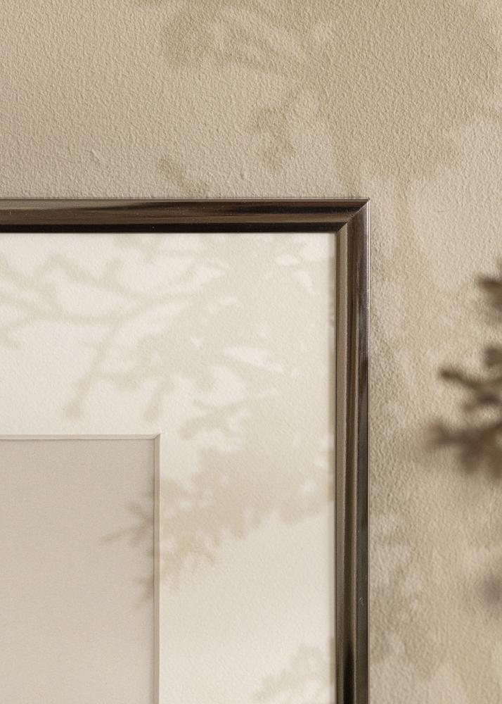 Ramka New Lifestyle Stål 10x18 cm - Passe-partout Biały 8x10 cm