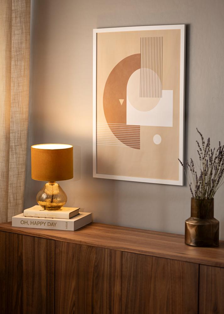 Ramka BGA Classic Biały 70x90 cm - Passe-partout Biały 60x80 cm