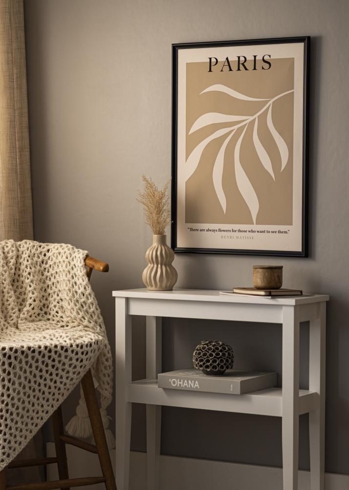 Ramka Gala Czarny 13x18 cm - Passe-partout Biały B7 88x125 mm