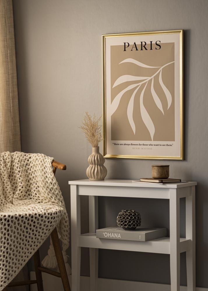 Ramka Gala Złoto 40x50 cm - Passe-partout Biały 30x38 cm