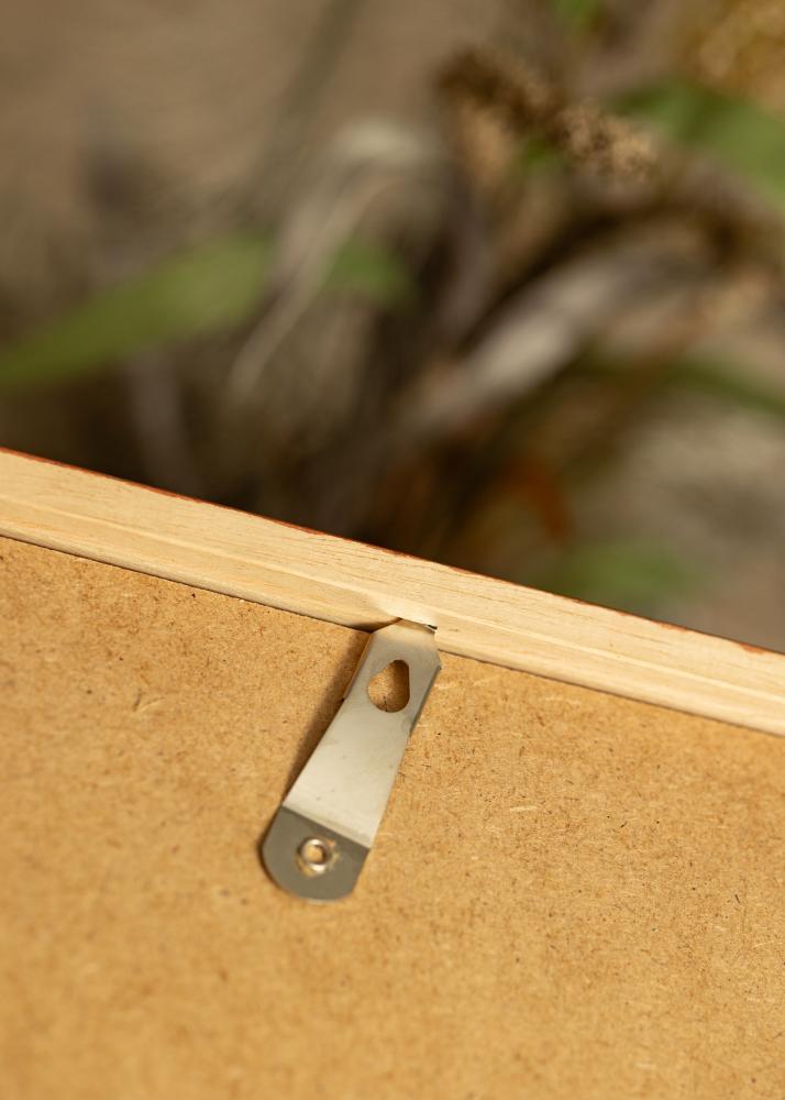 Ramka Ares Wiśniowy 50x70 cm - Passe-partout Biała 16x23 cale