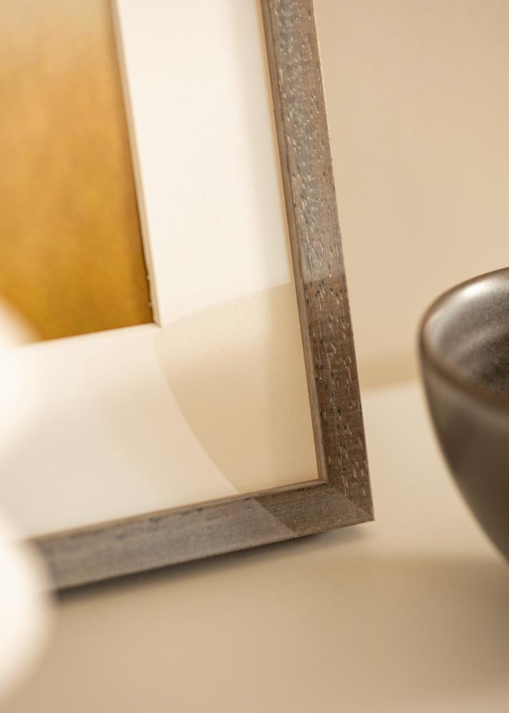 Ramka Ares Szary 45x60 cm - Passe-partout Biały 32x45 cm