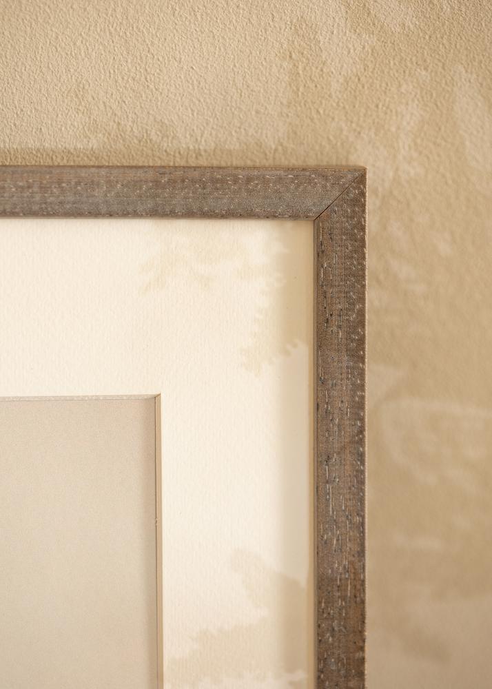 Ramka Ares Szary 45x60 cm - Passe-partout Biały 32x45 cm