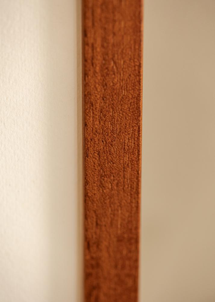 Ramka Hermes Wiśniowy 60x90 cm - Passe-partout Biała 40x70 cm