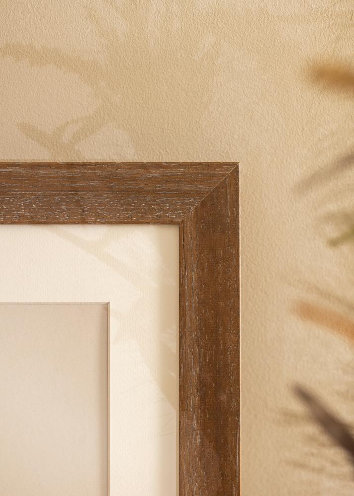 Ramka Juno Szara 70x100 cm - Passe-partout Biała 62x93 cm