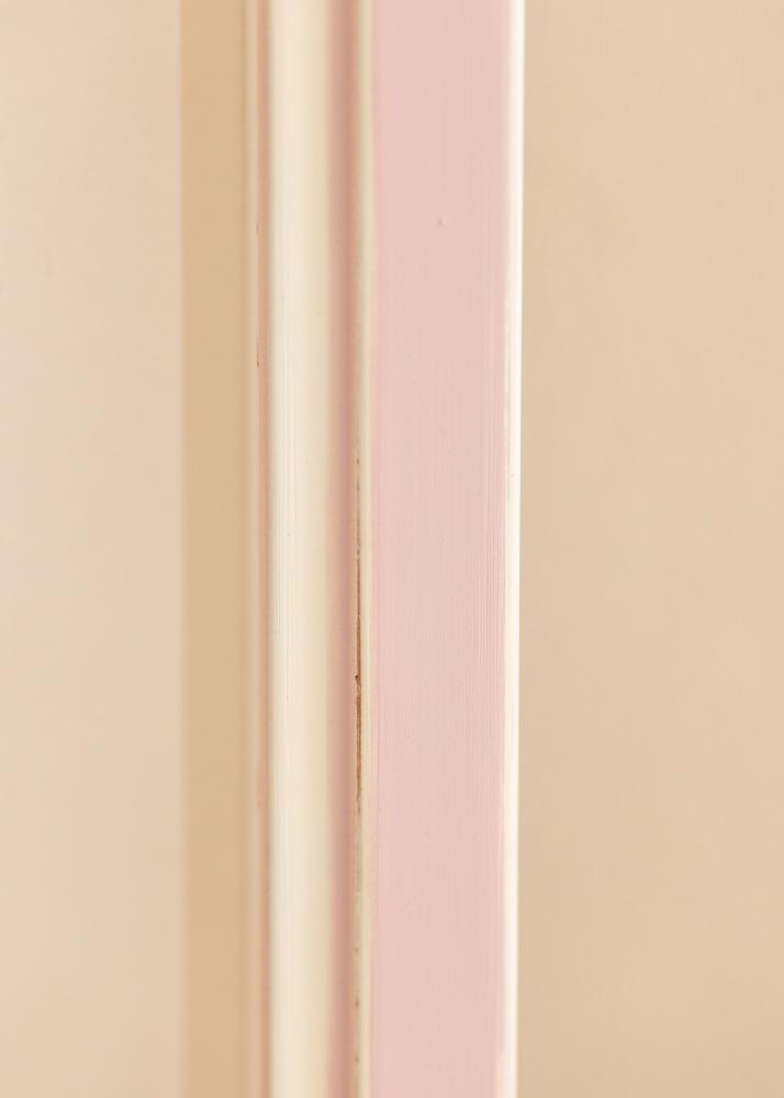 Ramka Diana Różowy 20x30 cm - Passe-partout Biały 10x21 cm