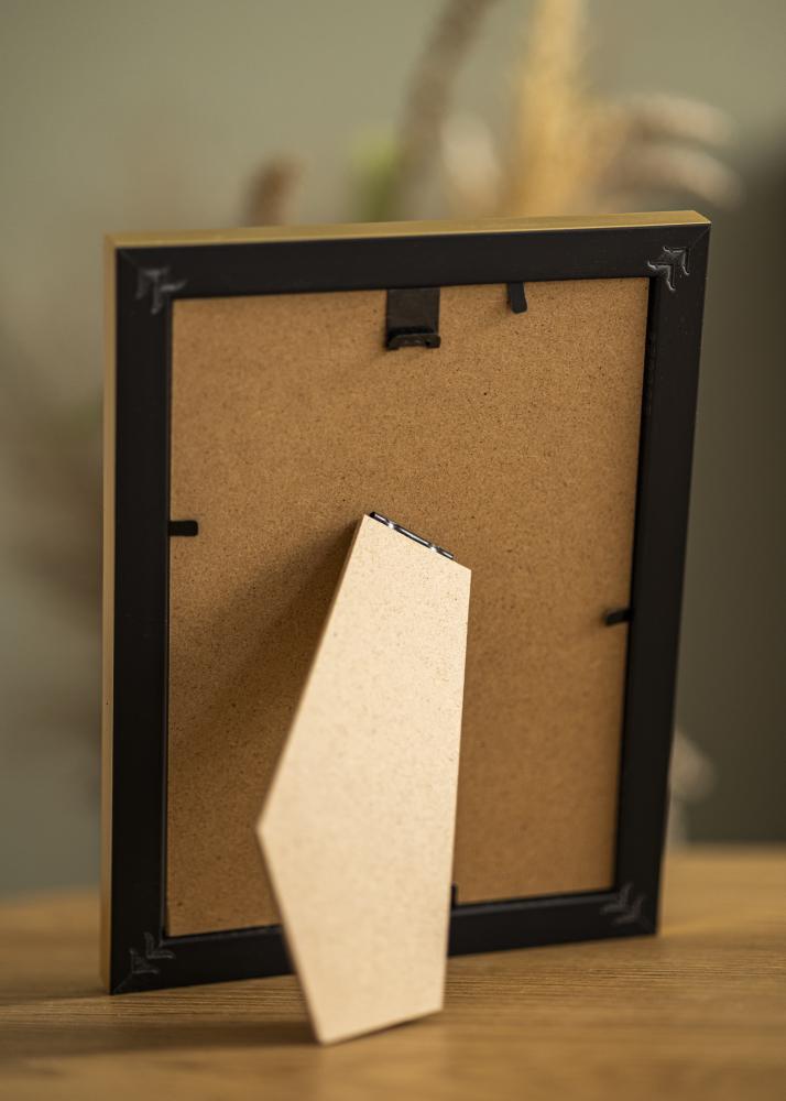 Ramka Gala Złoto 13x18 cm - Passe-partout Biały B7 88x125 mm