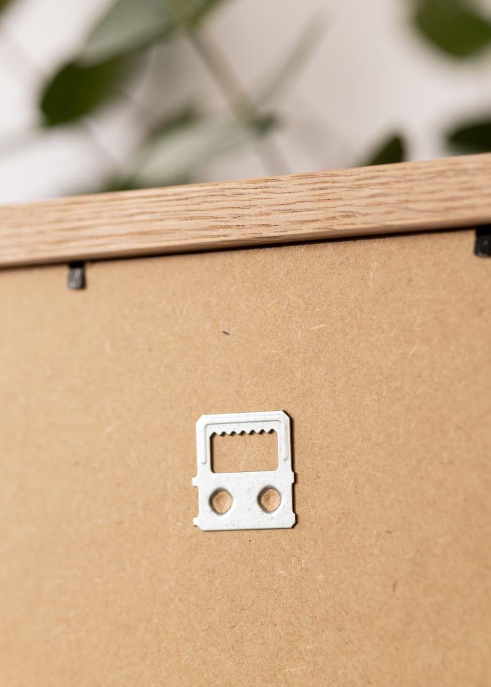 Rama Tidlös Massiv Dąb 40x50 cm - Passepartout Biały 29,7x42 cm