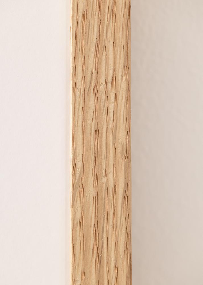 Rama Tidlös Massiv Dąb 40x50 cm - Passepartout Biały 29,7x42 cm
