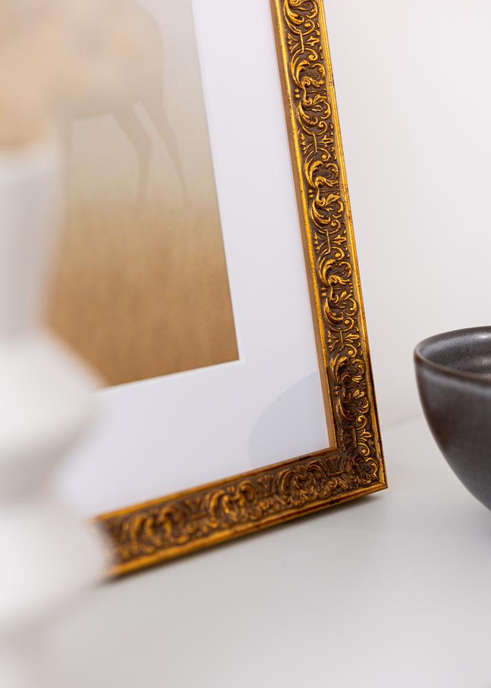 Rama Amber Akryl Szkło Złoty 30x40 cm