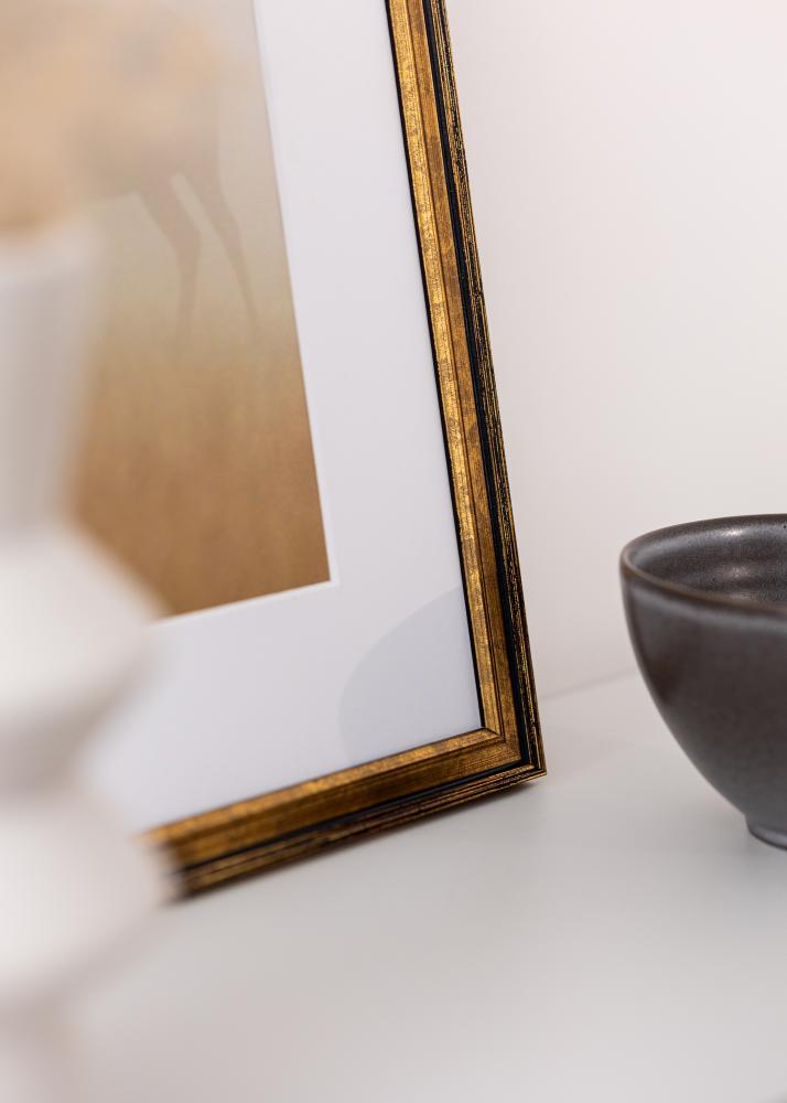 Rama Ringa Szkło akrylowe Złoty 30x40 cm