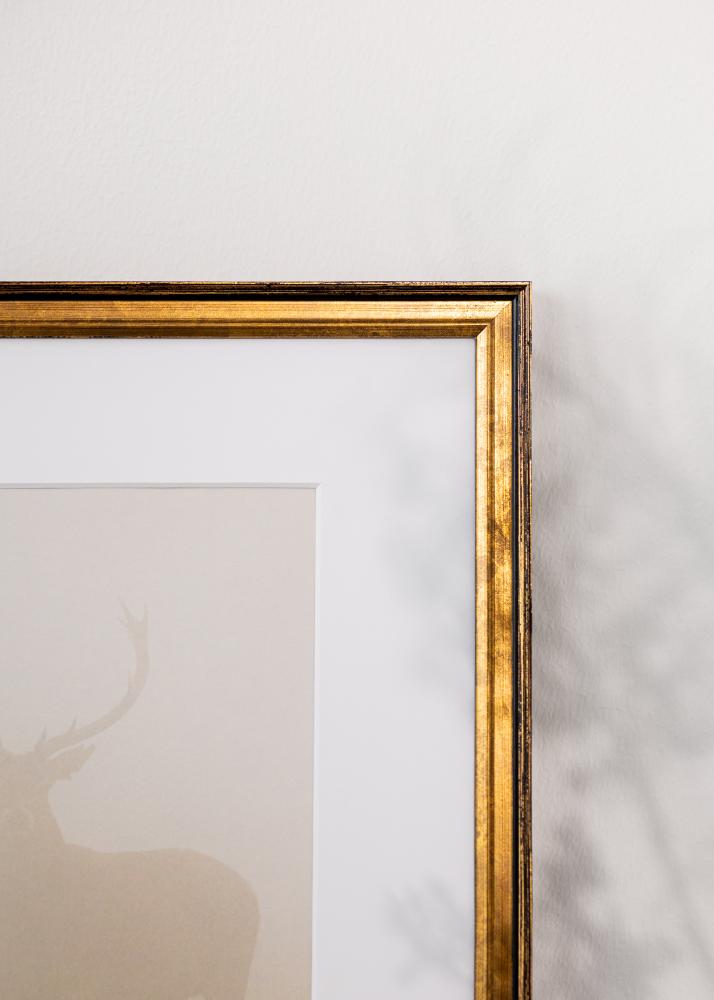 Rama Ringa Szkło akrylowe Złoty 30x40 cm