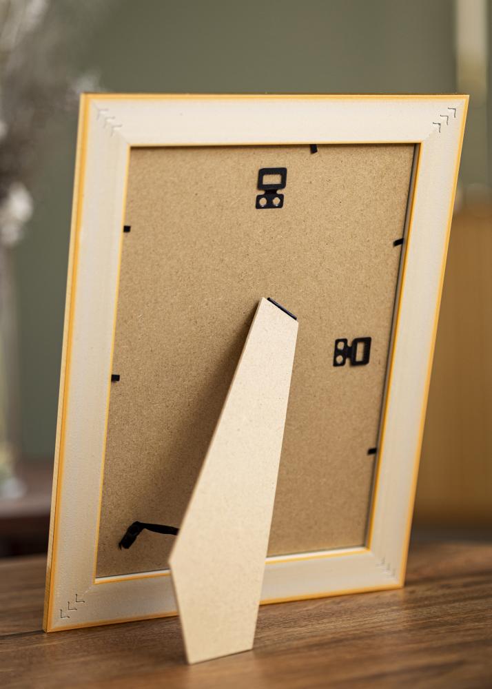 Ramka Ornate Złoto 20x30 cm - Passe-partout Biały 15x21 cm