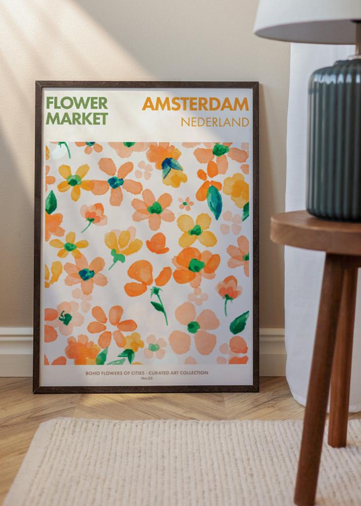 Rama Trendy Szkło akrylowe Orzech 30x30 cm