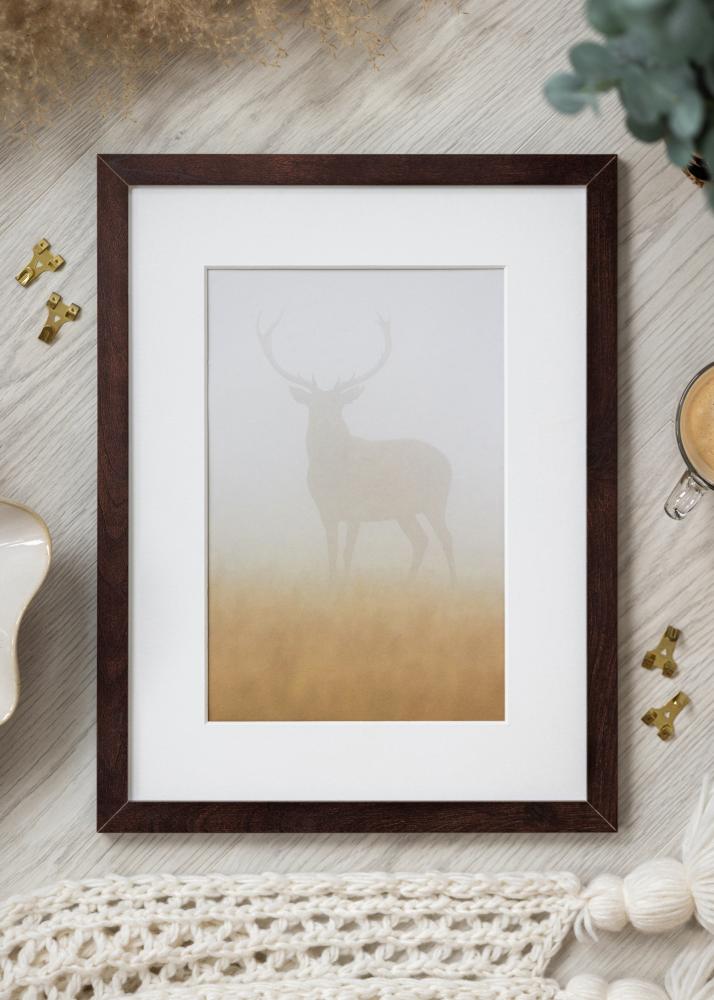 Rama BGA Classic Szkło akrylowe Orzech 20x20 cm