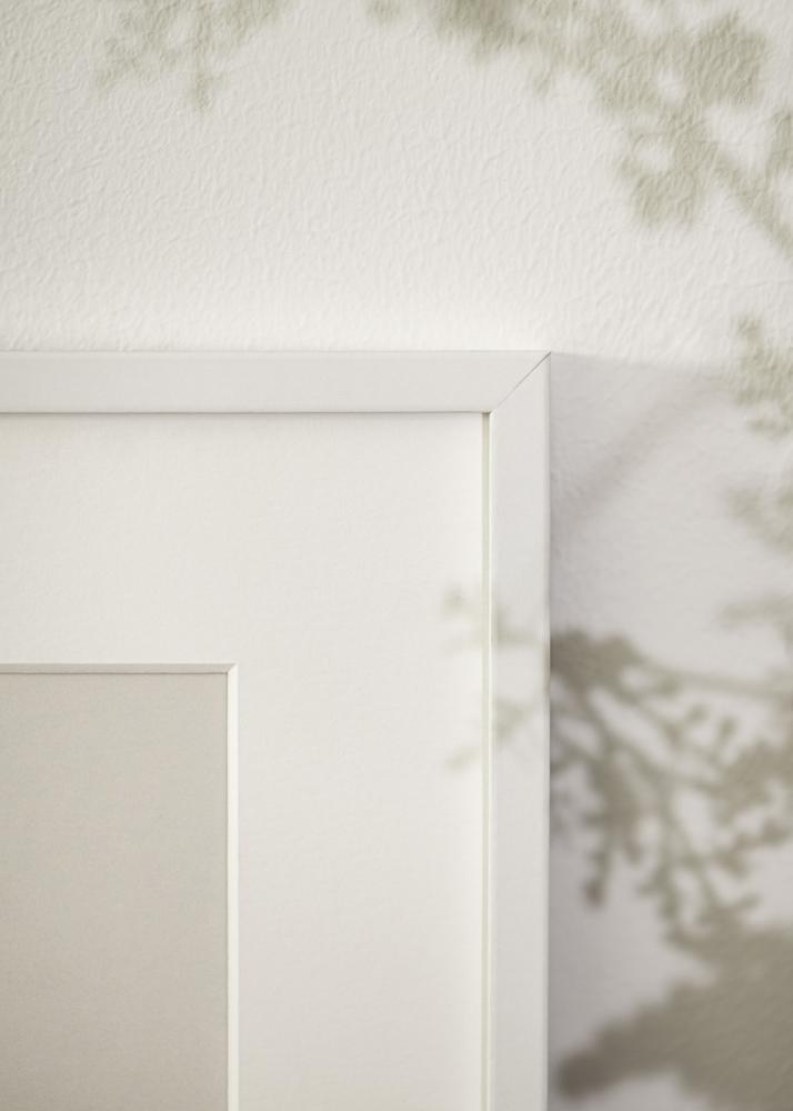 Rama biała Wąska 40 x 50 cm