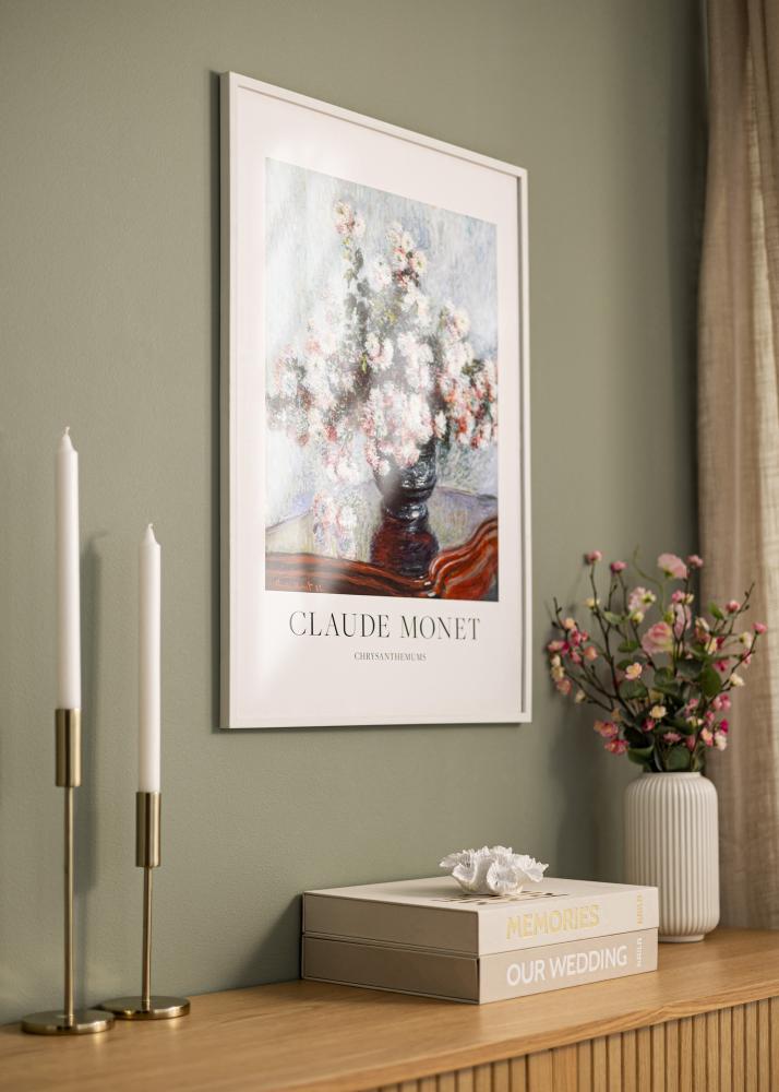 Rama biała Wąska 40 x 50 cm