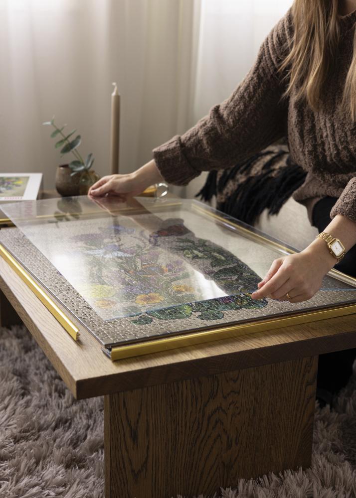 Rama do puzzli Złoty 50x70 cm