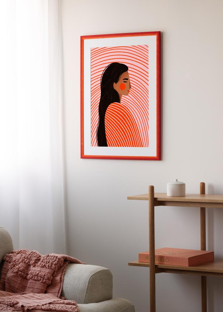 Rama Cornwall Szkło akrylowe Czerwony 42x59,4 cm (A2)