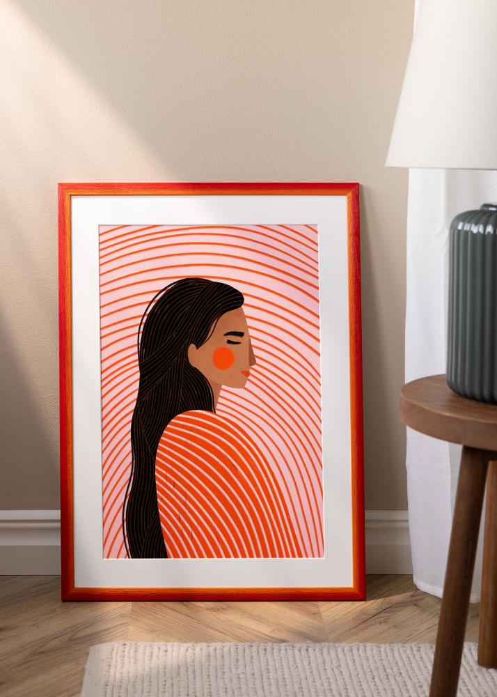 Rama Cornwall Szkło akrylowe Czerwony 42x59,4 cm (A2)