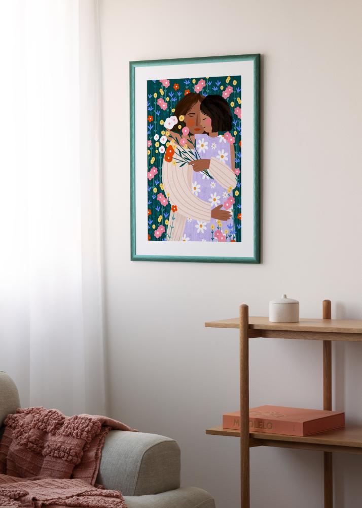 Rama Cornwall Szkło akrylowe Ciemnozielona 40x50 cm