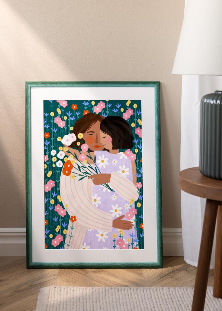 Rama Cornwall Szkło akrylowe Ciemnozielona 40x50 cm