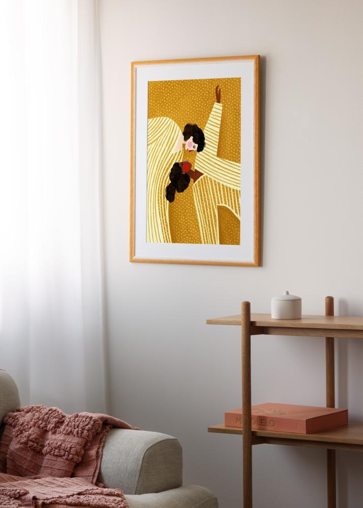 Rama Cornwall Szkło akrylowe Złoto 30x45 cm