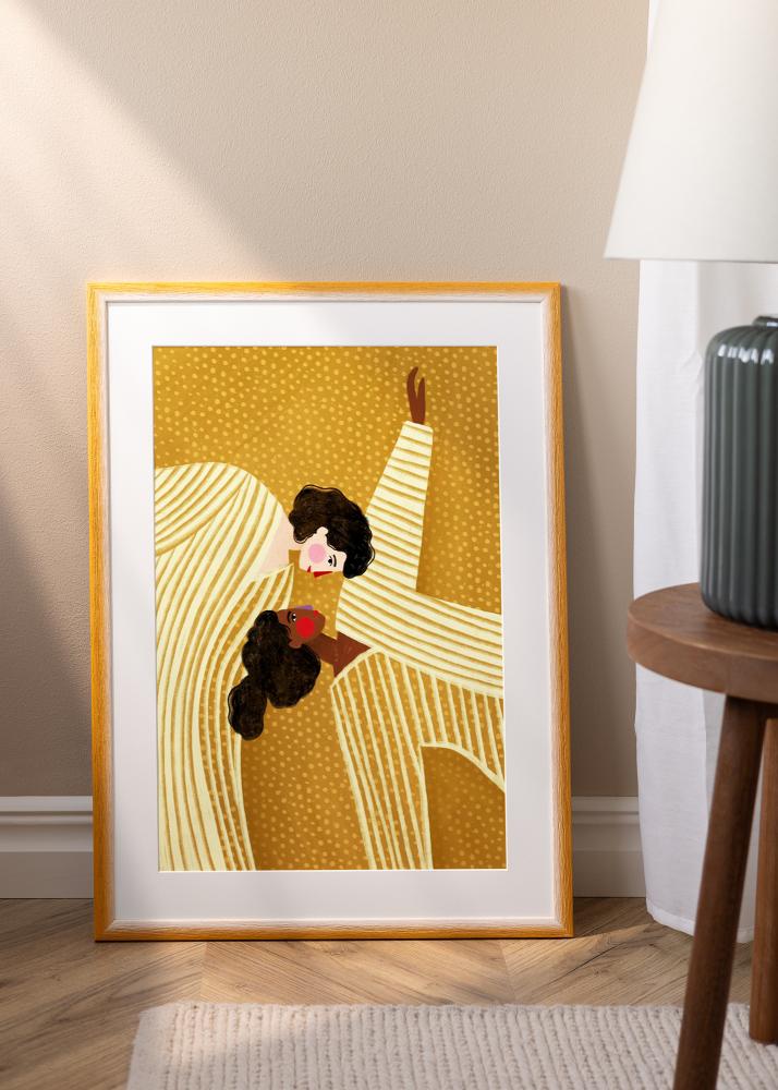 Rama Cornwall Szkło akrylowe Złoto 30x45 cm