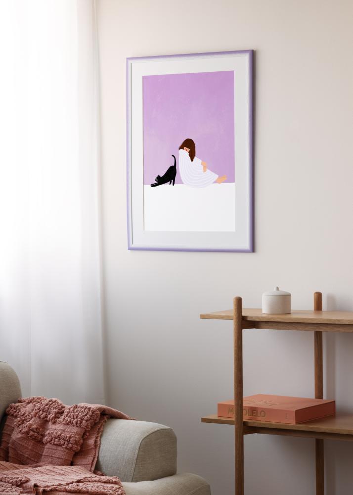 Rama Cornwall Szkło akrylowe Jasnofioletowa 40x50 cm