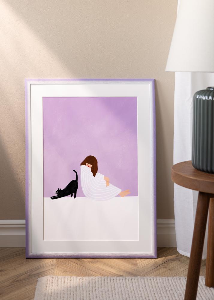 Rama Cornwall Szkło akrylowe Jasnofioletowa 40x50 cm