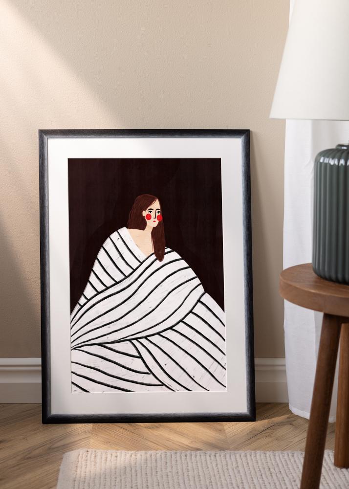 Rama Cornwall Szkło akrylowe Czarny 70x100 cm