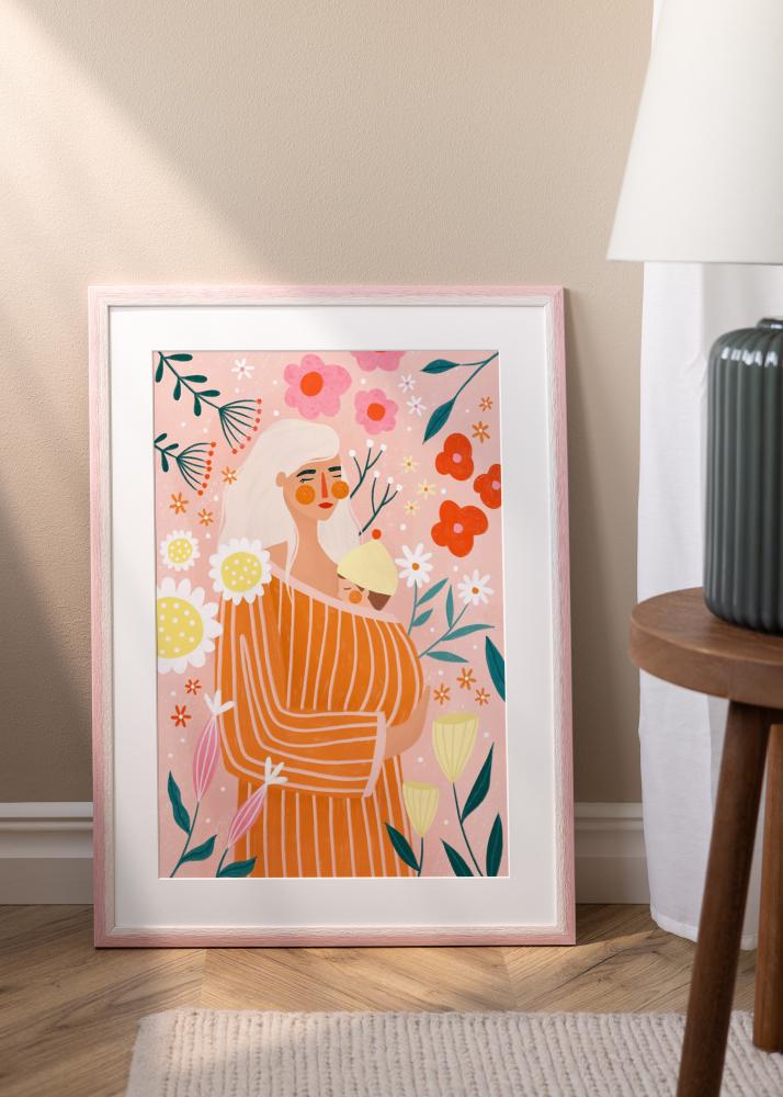 Rama Cornwall Szkło akrylowe Różowa 40x50 cm