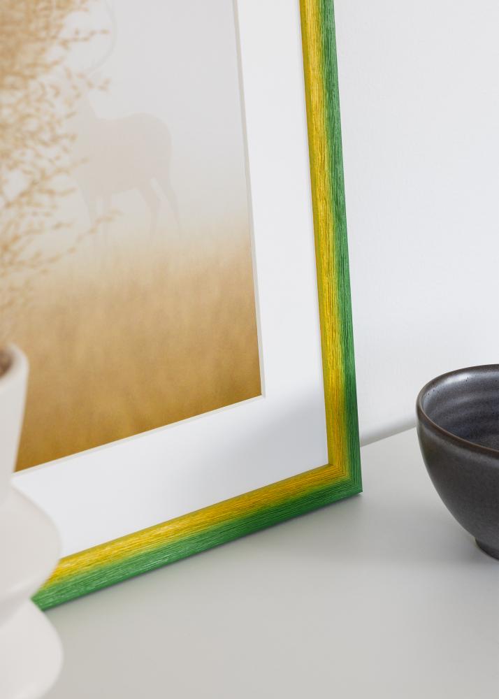 Rama Cornwall Szkło akrylowe Zielona 30x30 cm