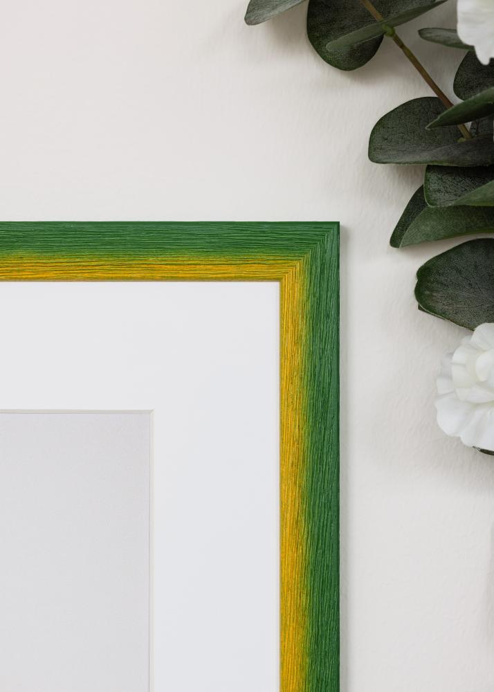 Rama Cornwall Szkło akrylowe Zielona 30x30 cm