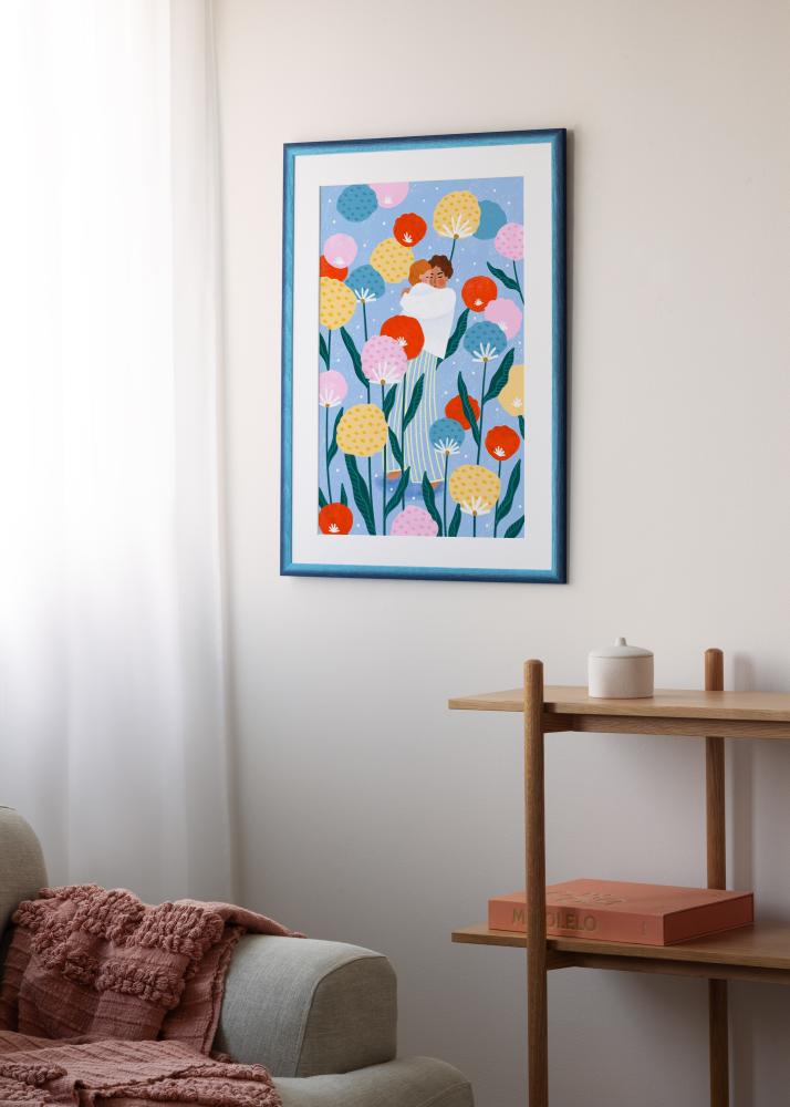 Rama Cornwall Szkło akrylowe Ciemnoniebieska 42x59,4 cm (A2)