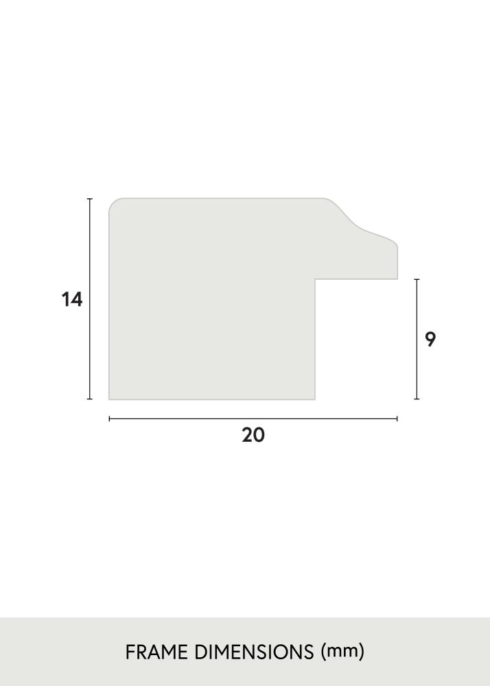 Rama Whitby Szkło akrylowe Niebieska 30x30 cm