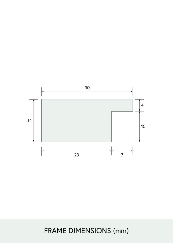 BGA Select Wide Szkło akrylowe Czarny 42x59,4 cm (A2)